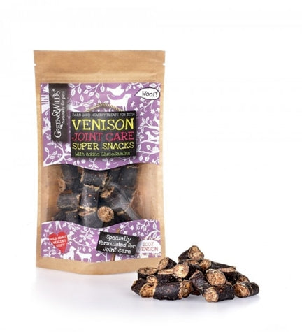 Green&Wilds Venison Joint Care Super Snacks Dog Treats - 75G
