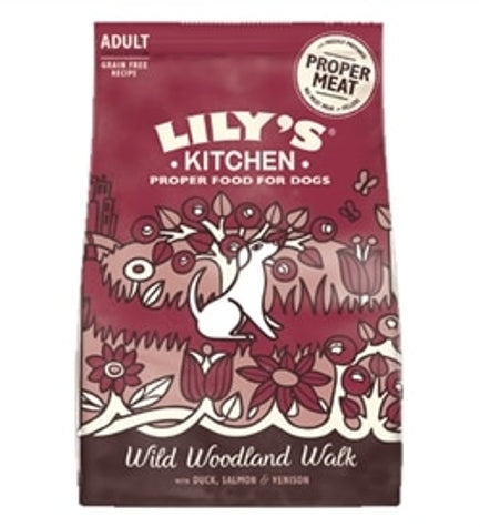 Lily's Kitchen Venison & Duck Grain Free Adult Dry Dog Food - 7KG