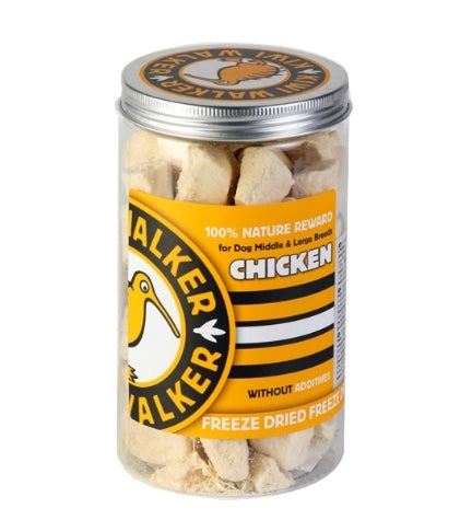 KIWI WALKER Freeze Dried Grain Free Chicken Circle Dog Treats - 120G