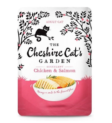 The Cheshire Cat's Garden Chicken & Salmon Wet Cat Food - 85G