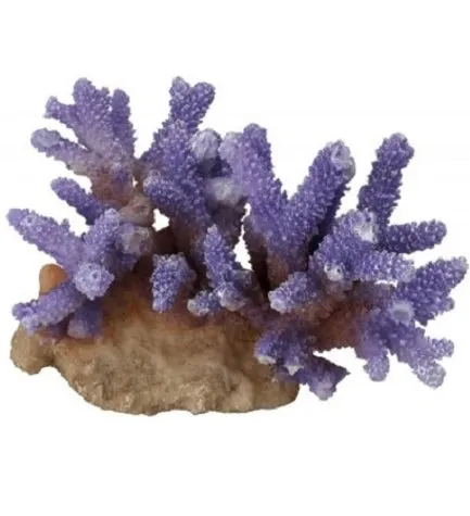 Aqua D'Ella Coral Acropora Lila for Aquariums 15.5x12x10cm