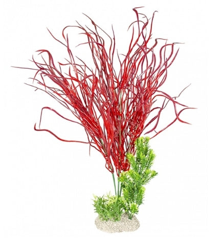 Aqua D'Ella Plant XL Lily Grass Aquarium Décor - RED/50CM