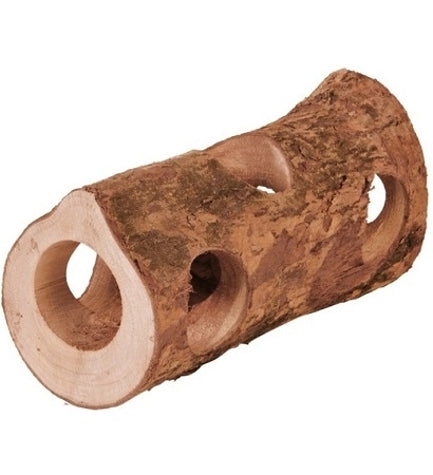 Trixie Wood Tube Tunnel for Small Pets/ ø6X20cm