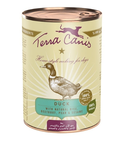 Terra Canis Classic Duck Dog Wet Food - 400G