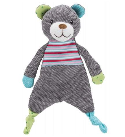 Trixie Junior Bear Plush Dog Toy - GREY/28CM