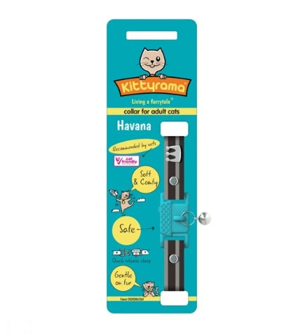 Kittyrama Havana Cat Collar 19.5CM - 26.5CM