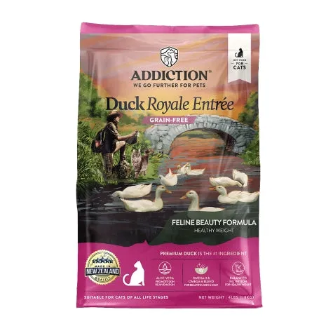 Addiction Duck Royale Dry Cat Food - 4LBS