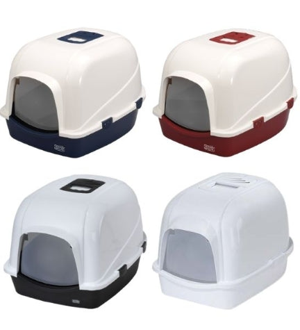 ebi Cat Toilet Eclipse 60 Litter Box for Cats - NAVY/43X56X40CM