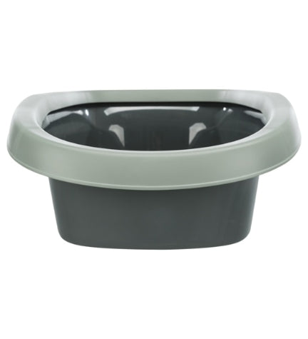 Trixie Be Eco Carlo Litter Tray with Rim for Cats - ANTHRACITE/38X17X58CM 