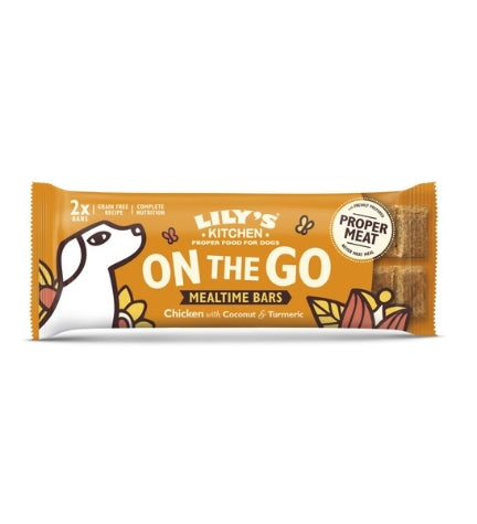 Lily's Kitchen Chicken on the Go Bars for Dogs - 40G