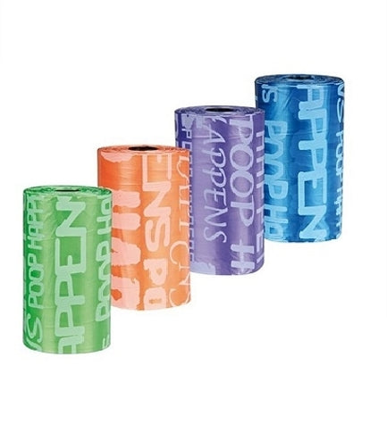Trixie Medium Dog Dirt Bags with Print - 8X20PCS