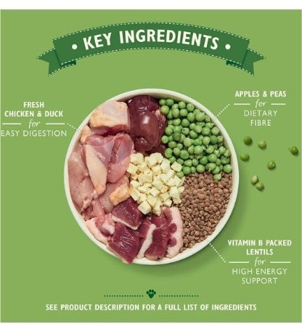 Lily's Kitchen Countryside Casserole with Chicken, Duck & Sweet Potatoes Adult Dry Dog Food - 2.5KG