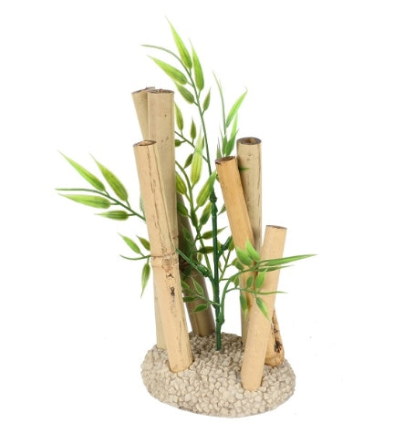 Aqua D'Ella Bamboo Aquarium Ornament - SMALL