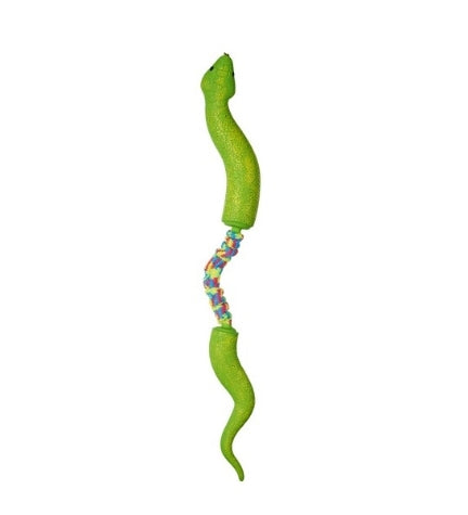 Companion Fun Snake Dog Toy - GREEN/55CM