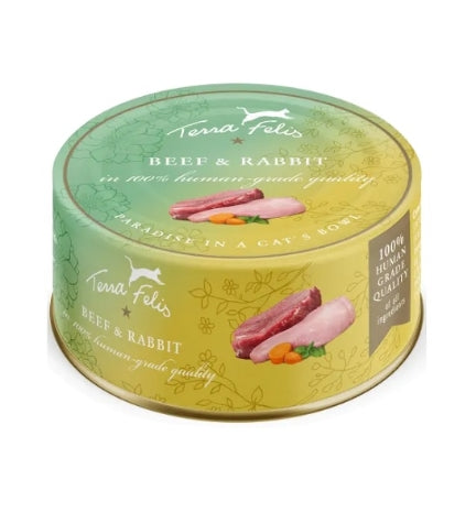 Terra Felis Beef&Rabbit Cat Wet Food - 80G