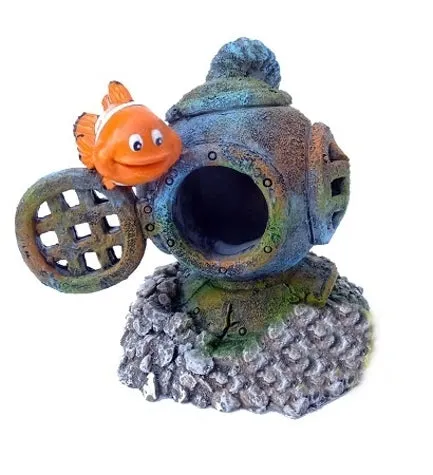 Aqua D'Ella Clown Fish 10 Decoration for Aquariums 4x3.2x5cm