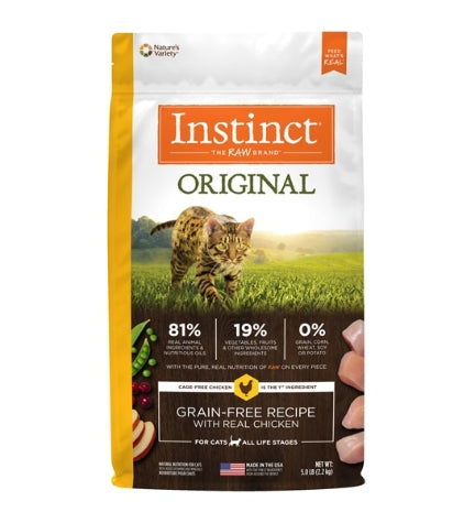 Instinct Original Grain Free Chicken Dry Cat Food - 11LB