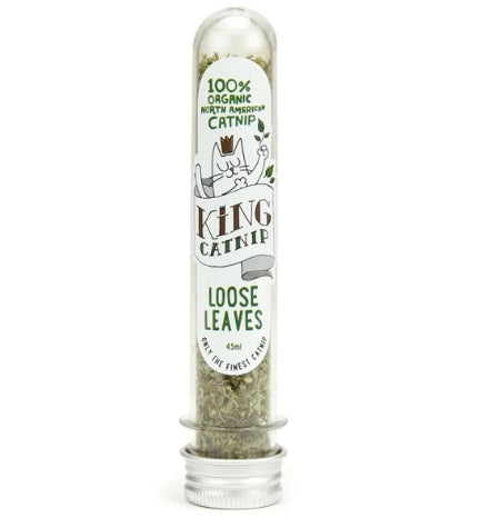 King Catnip Loose Leaves Catnip in Tube - 45ML