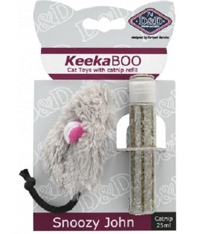 D&D KeekaBOO Snoozy John Plush Cat Toy - 8CM