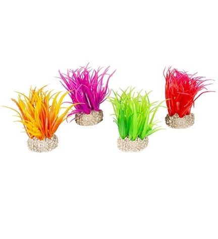 Aqua D'Ella Artificial Hair Grass Plant - GREEN/6CM