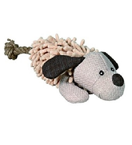 Trixie Plush Toy with Rope Dog Toy - BEIGE/30CM