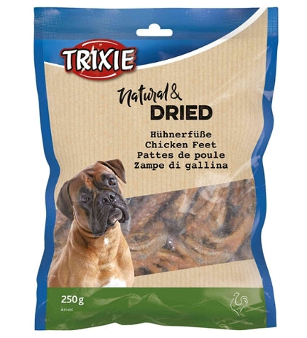 Trixie Dried Chicken Feet Dog Treats - 250G
