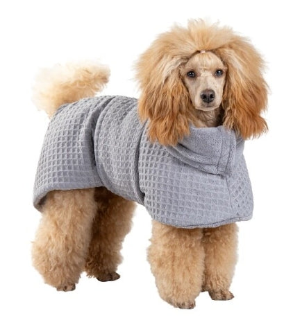 PAIKKA Drying Coat Spa for Dogs - GREY/55CM