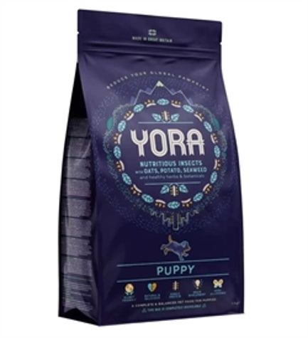 Yora Pet Foods Insect Protein Puppy Dry Dog Food - 12KG