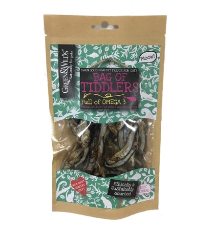 Green&Wilds Bag of Tiddlers Cat Treats - 40G