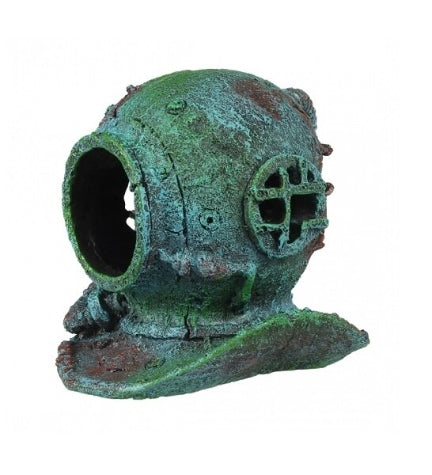 Aqua D'Ella Diving Helmet Ornament for Aquariums 14.5x14x13cm