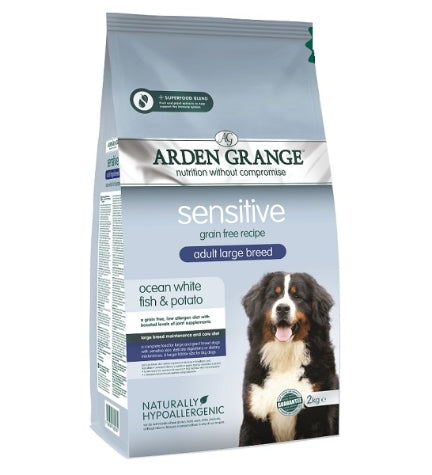 Arden Grange Sensitive Adult Large Breed Dry Dog Food 12kg
