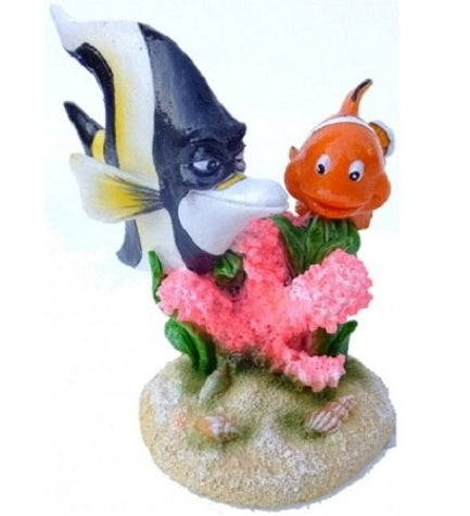 Aqua D'Ella Clown Fish 3 Decoration for Aquariums 9.2x7.8x10cm