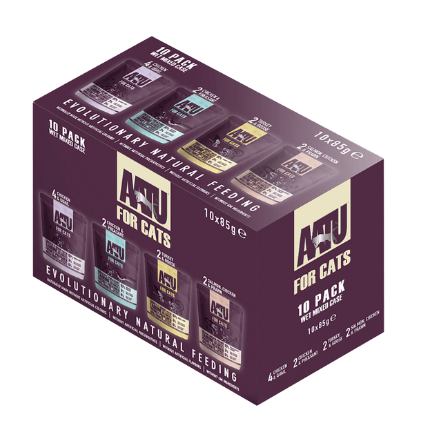 AATU Wet Cat Food Multipack 10x85 gm