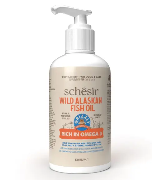 Schesir Grizzly Wild Alaskan Fish Oil Omega Plus 1000ml