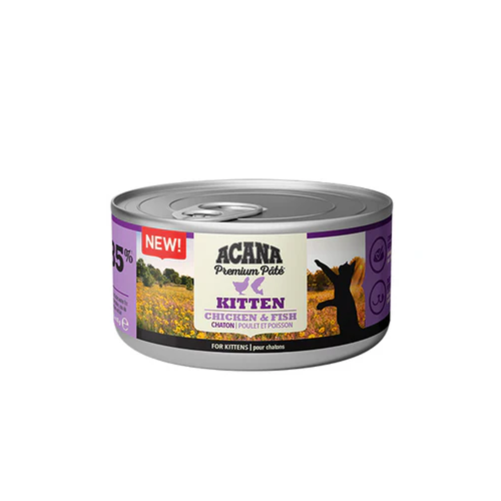 Acana Premium Chicken with Fish Pate Kitten Wet Food 85gm