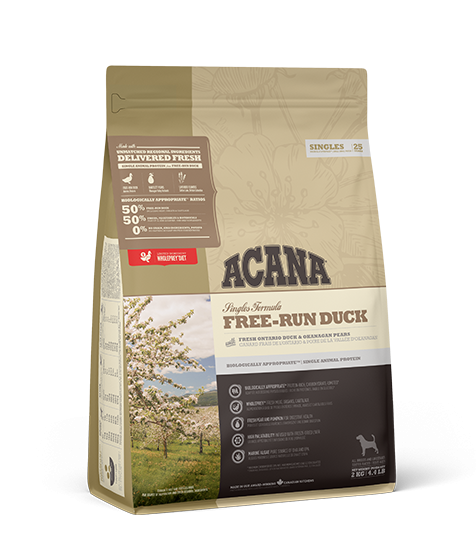 Acana Free Run Duck Recipe Dry Dog Food 2kg