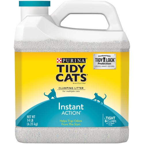 Purina Tidy Cats Instant Action Clumping Cat Litter Floral Scent 3x 14 Lb Jugs