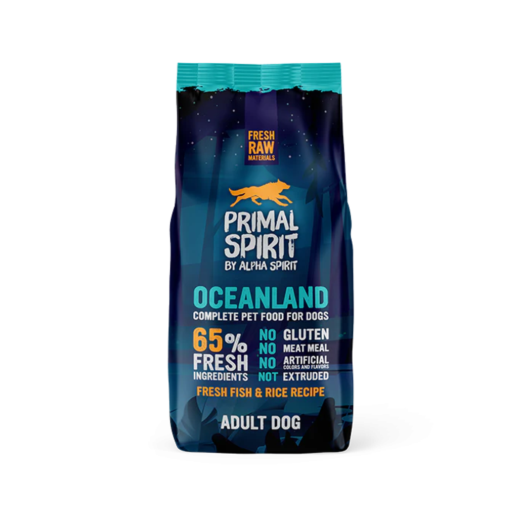 Alpha Spirit Primal 65% Oceanland Dog Food 12 kg