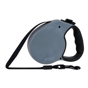 ALCOTT Doggo everyday retractable leash 5m, L, grey