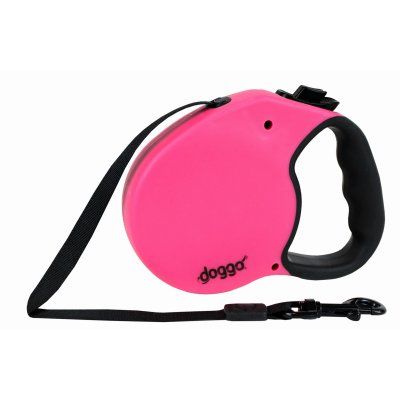 ALCOTT Doggo everyday retractable leash 5m, L, pink