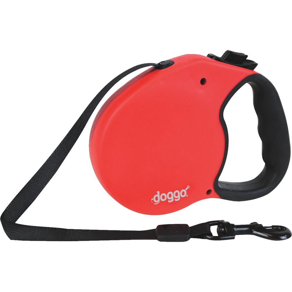 ALCOTT Doggo everyday retractable leash 4m, S, red