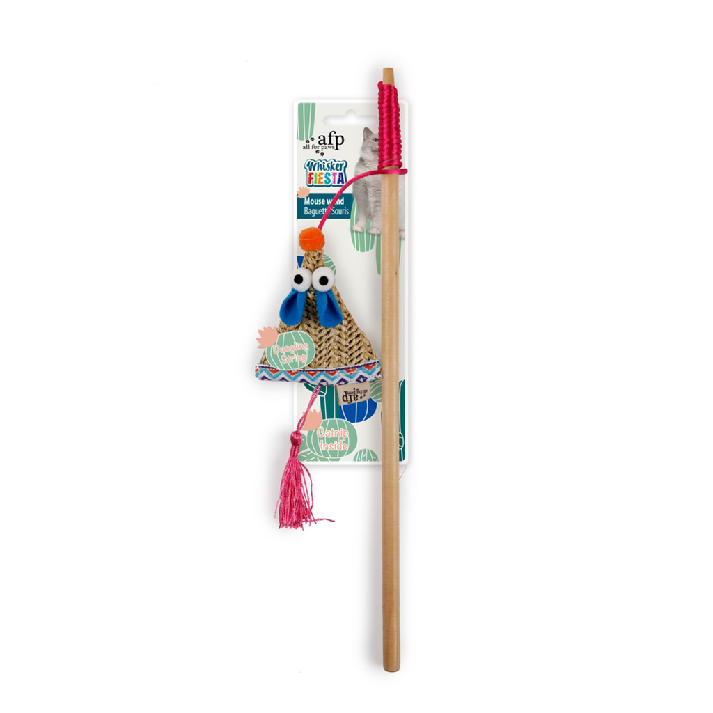 ALL FOR PAWS Whisker Fiesta Mouse wand
