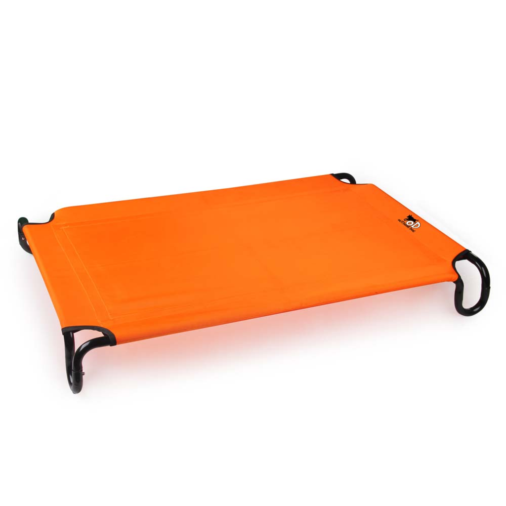 ALL FOR PAWS Outdoor Portable Elevated Pet Cot Orange