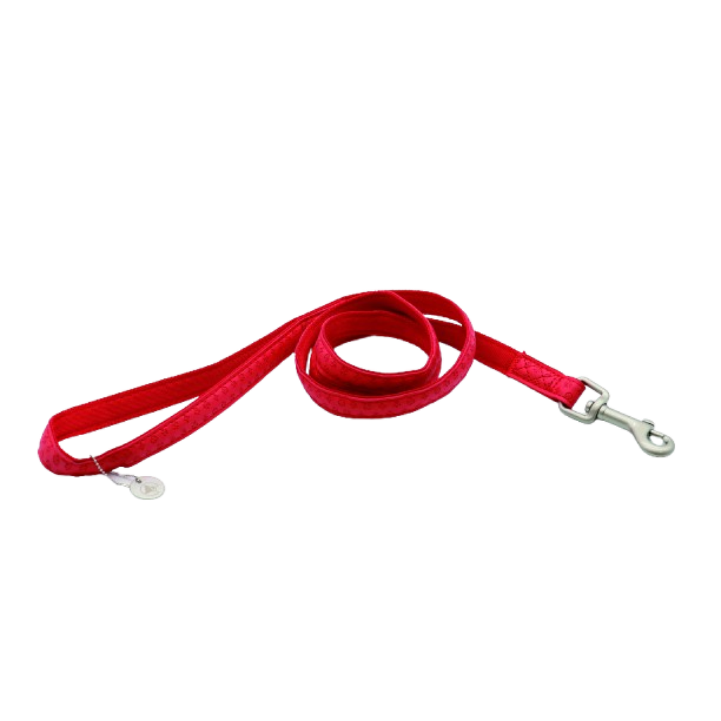 Bobby Mylord Leatherette Dog Leash 120 x 2 cm, Red