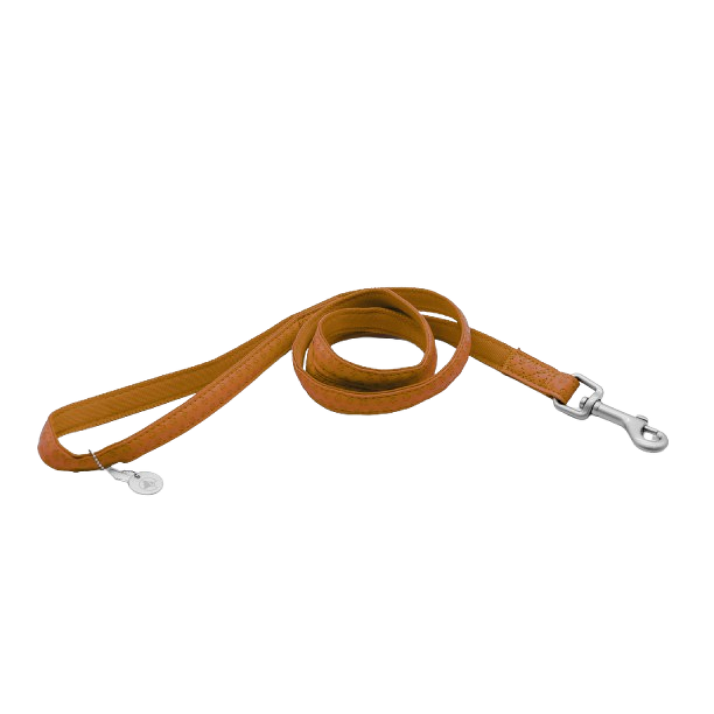Bobby Mylord Leatherette Dog Leash 120 x 2.5 cm, Beige