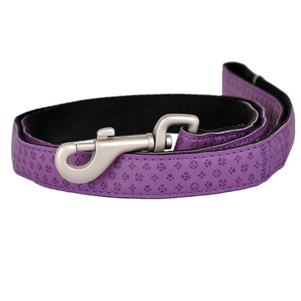 BOBBY Mylord Leatherette Dog Leash 120 x 2 cm, Purple