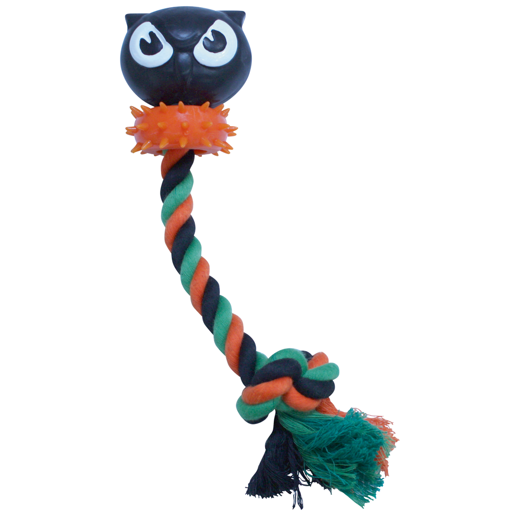 Bobby Cotton Bone W/ Rubber Scary Owl 25 cm
