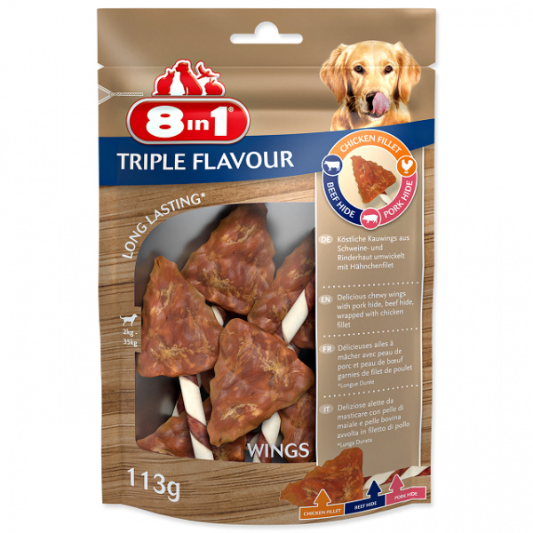 8in1 Triple Flavour Wings 6pcs, 113 g