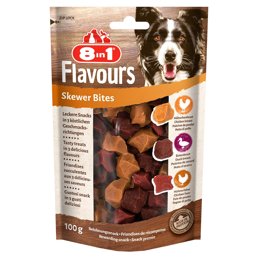 8in1 8in1 Flavours Skewer Bites 100gm