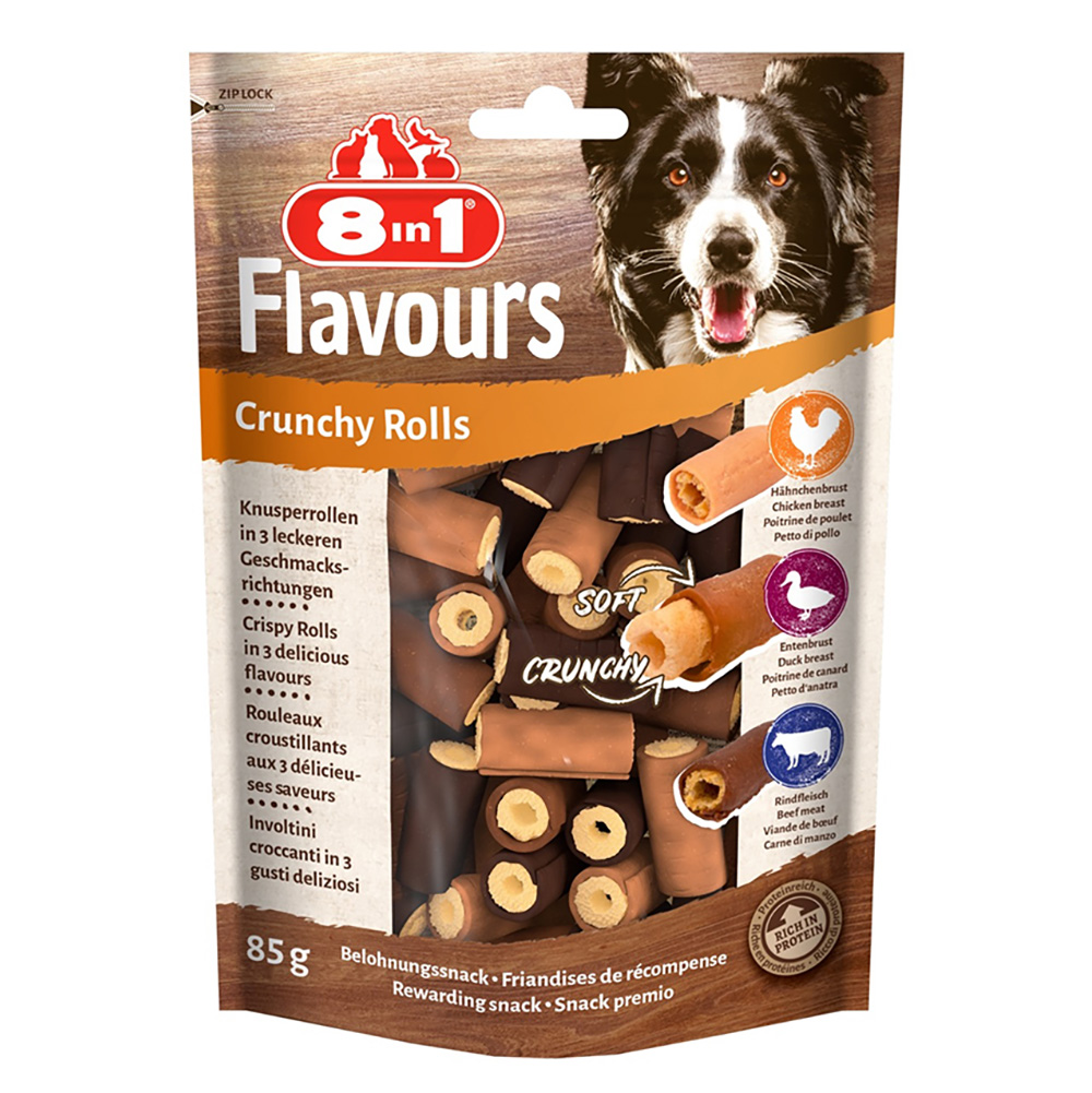 8in1 8in1 Flavours Crunchy Rolls 85 g